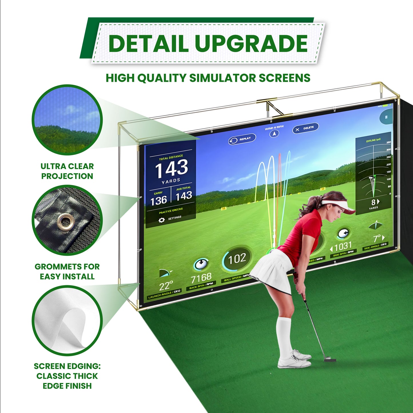 Golf Impact Screen