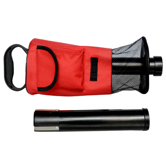 Detachable Portable Golf Pick Up Retriever Zipper Storage Bag Ball Collector Outdoor Sport Gear