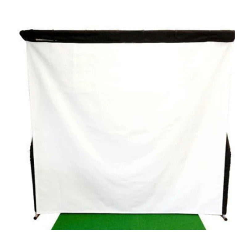 Indoor/Outdoor Golf Simulator Enclosure Kit with Impact Screen and Hitting Matt