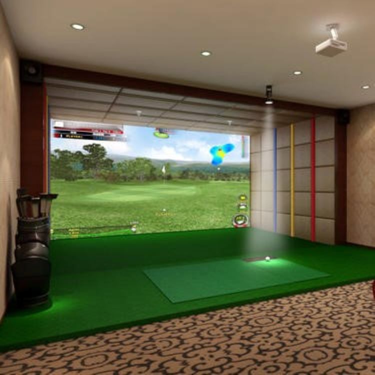 Pro Series Golf Projection Impact Screen & Freestanding Flat Frame corners