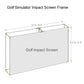 Pro Series Golf Projection Impact Screen & Freestanding Flat Frame corners