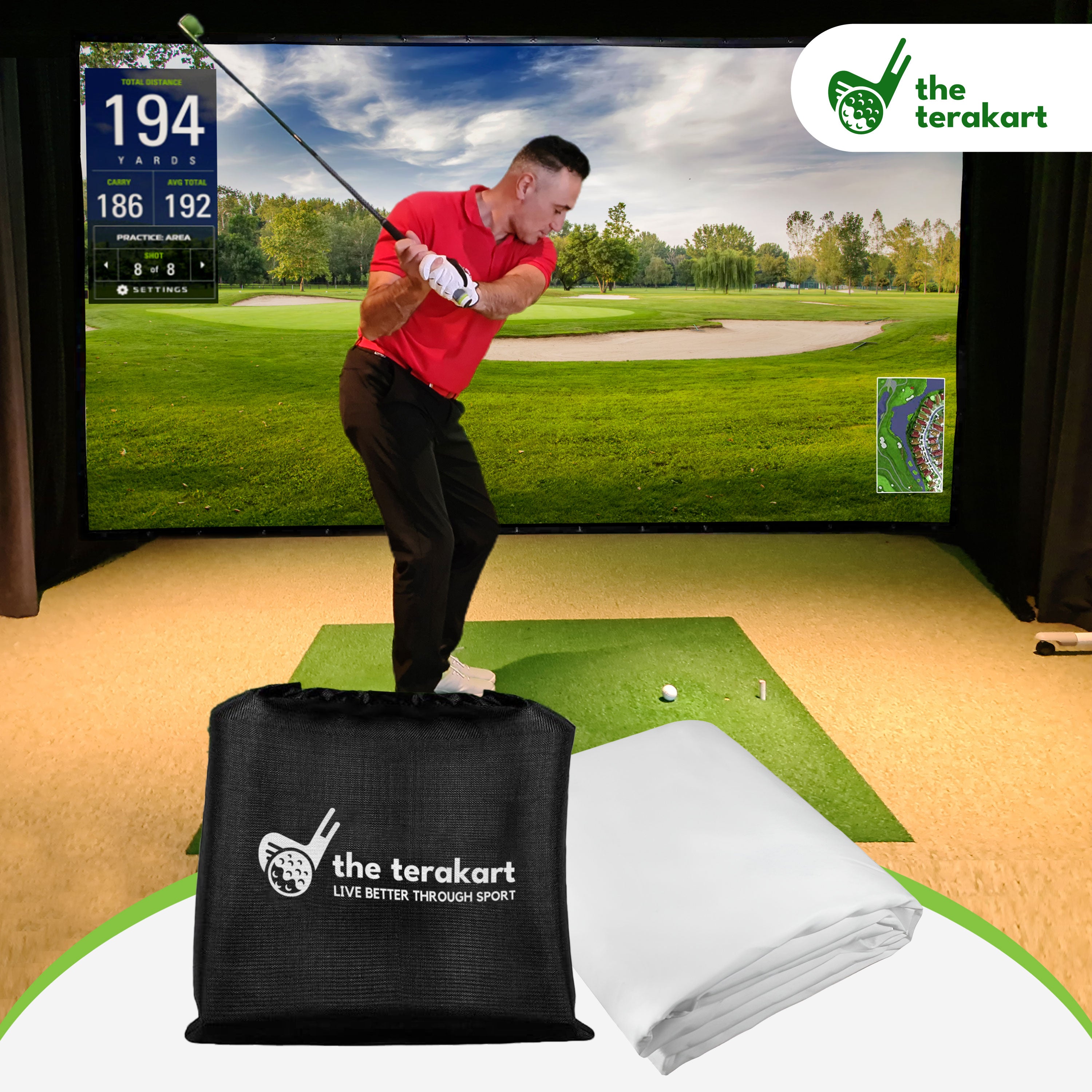 Golf Target Screen Golf Impact Screen – The Terakart