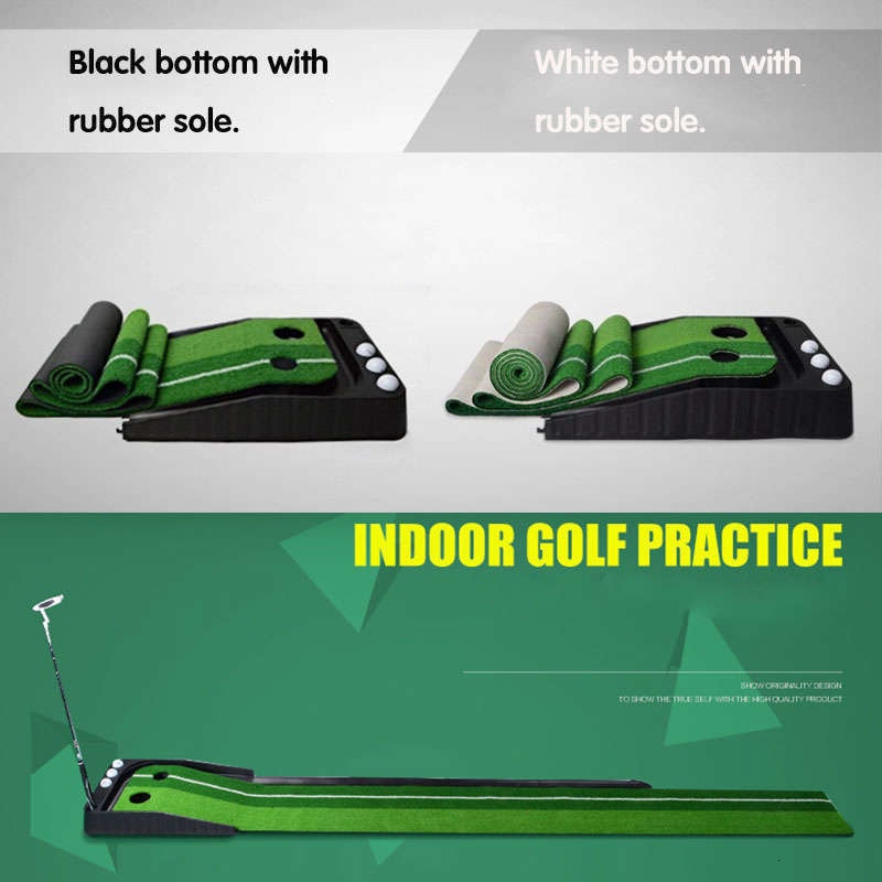 Portable Golf Putter Trainer With Back Track Simulation