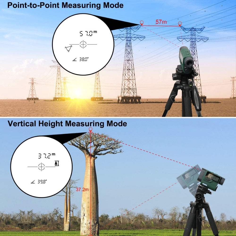 1000m Telescope Laser Rangefinder